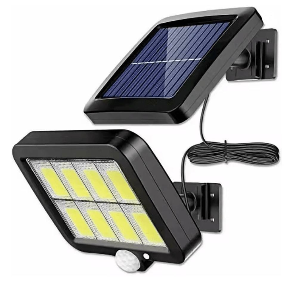 BrightGuard Solar Motion Sensor Wall Light With Split Panel 6