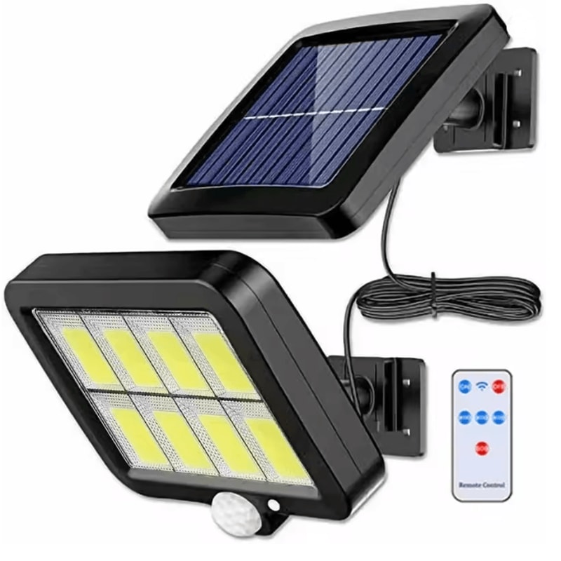 BrightGuard Solar Motion Sensor Wall Light With Split Panel 7