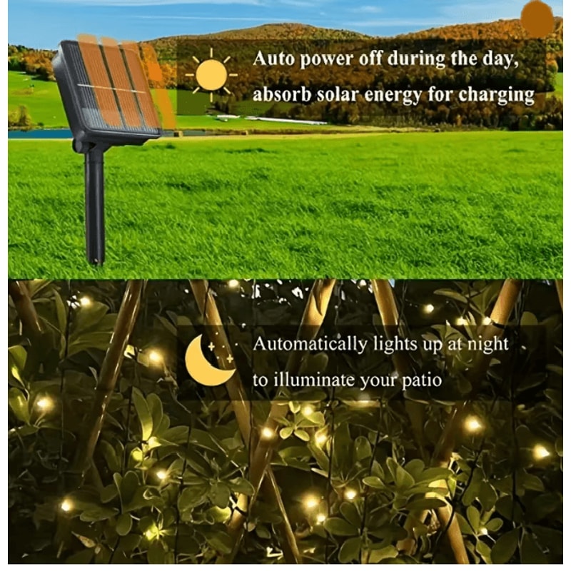 TwinkleGlow Solar String Lights For Patio And Garden 1