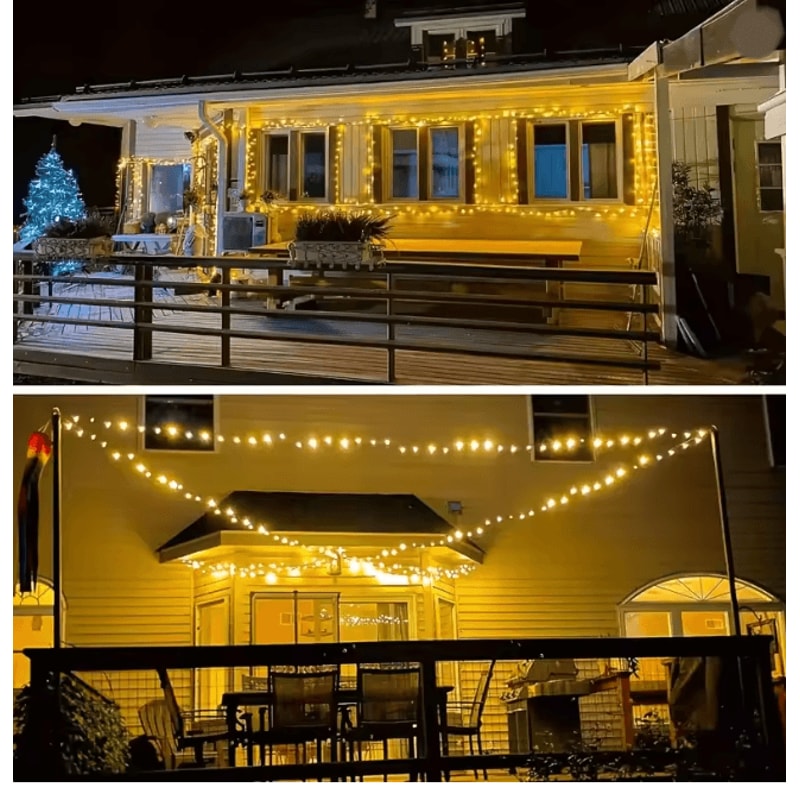 TwinkleGlow Solar String Lights For Patio And Garden 2