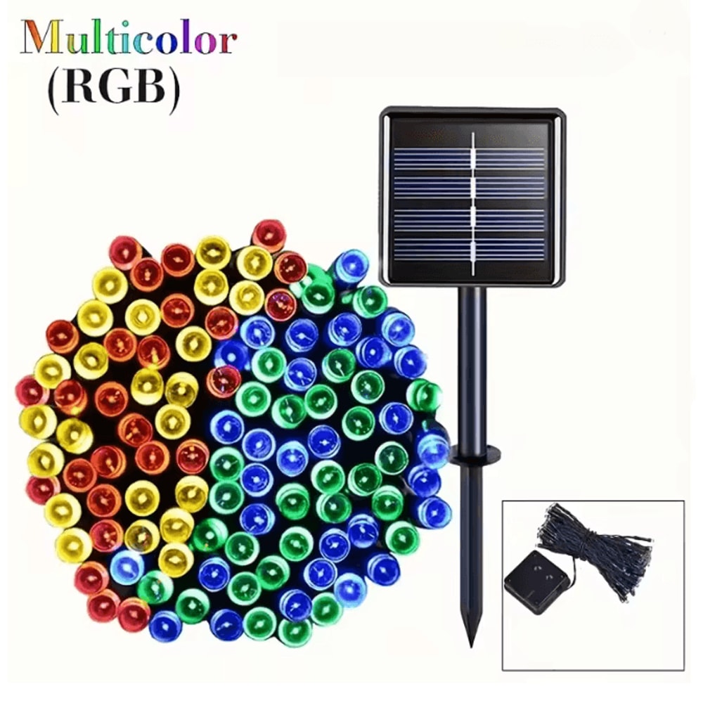 TwinkleGlow Solar String Lights For Patio And Garden 3