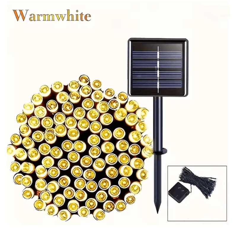 TwinkleGlow Solar String Lights For Patio And Garden 4