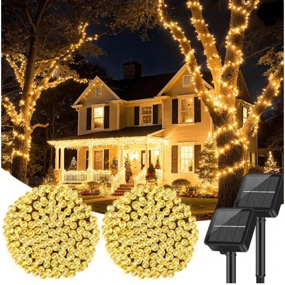 GlowCharm Solar Fairy String Lights For Garden And Holiday Decor 0