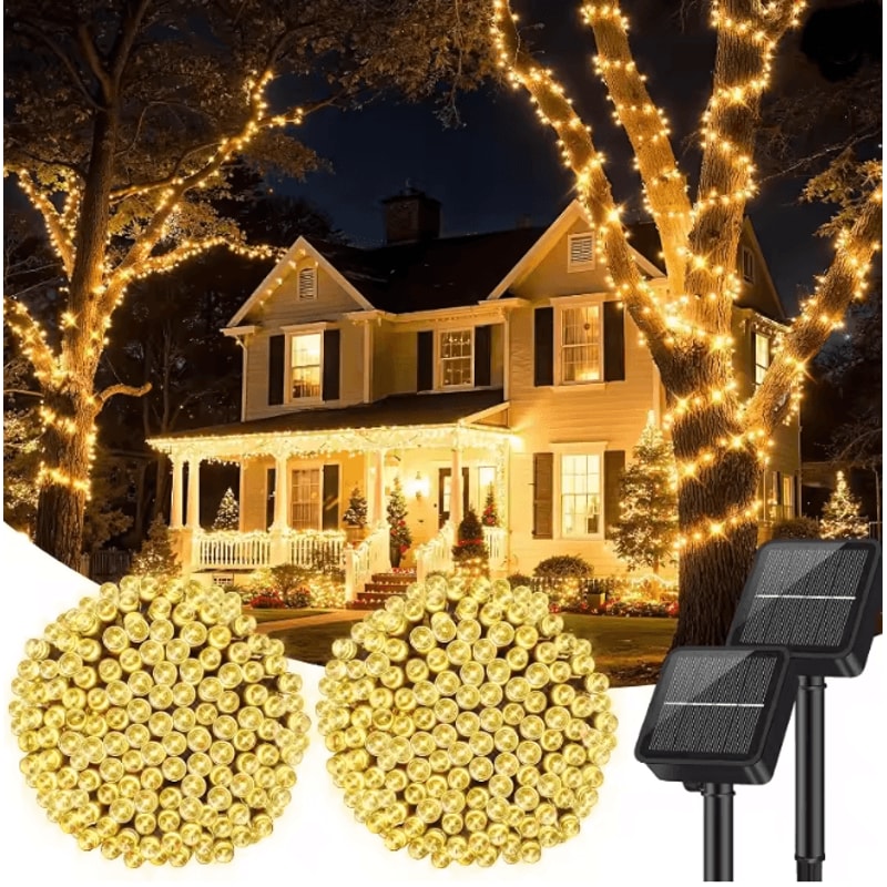 GlowCharm Solar Fairy String Lights For Garden And Holiday Decor 0