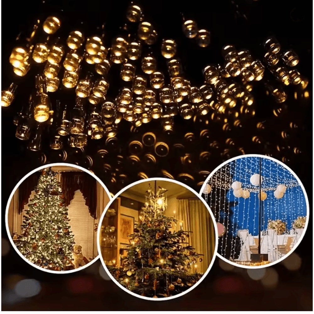 GlowCharm Solar Fairy String Lights For Garden And Holiday Decor 1