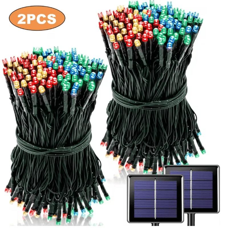 GlowCharm Solar Fairy String Lights For Garden And Holiday Decor 9