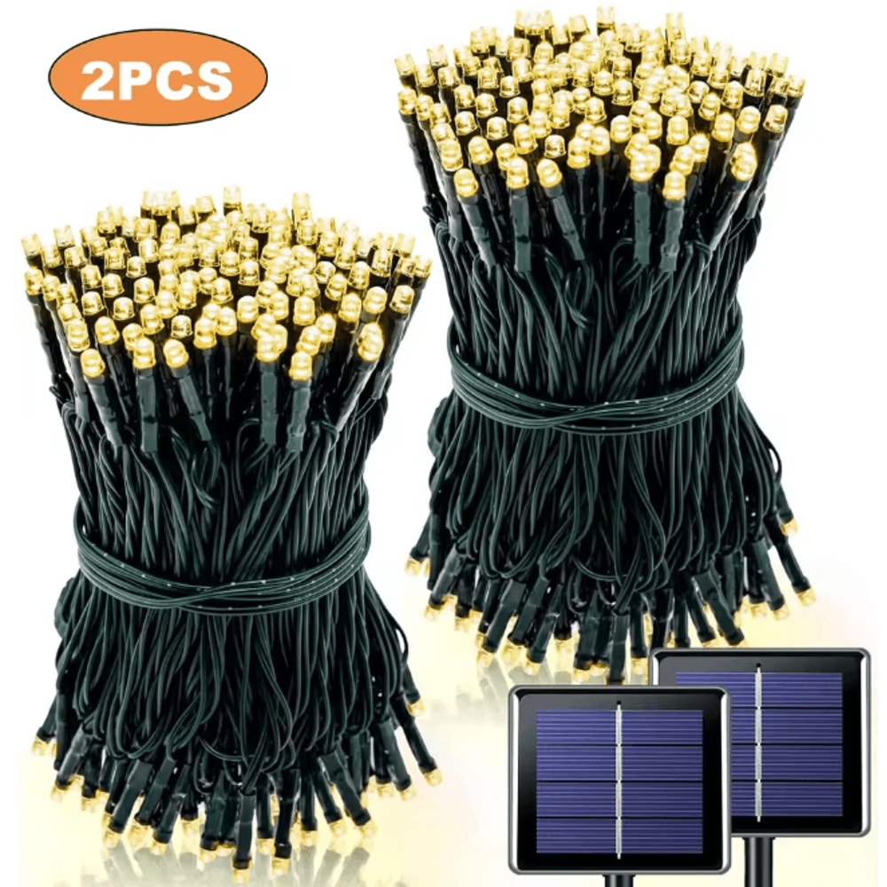 GlowCharm Solar Fairy String Lights For Garden And Holiday Decor 10