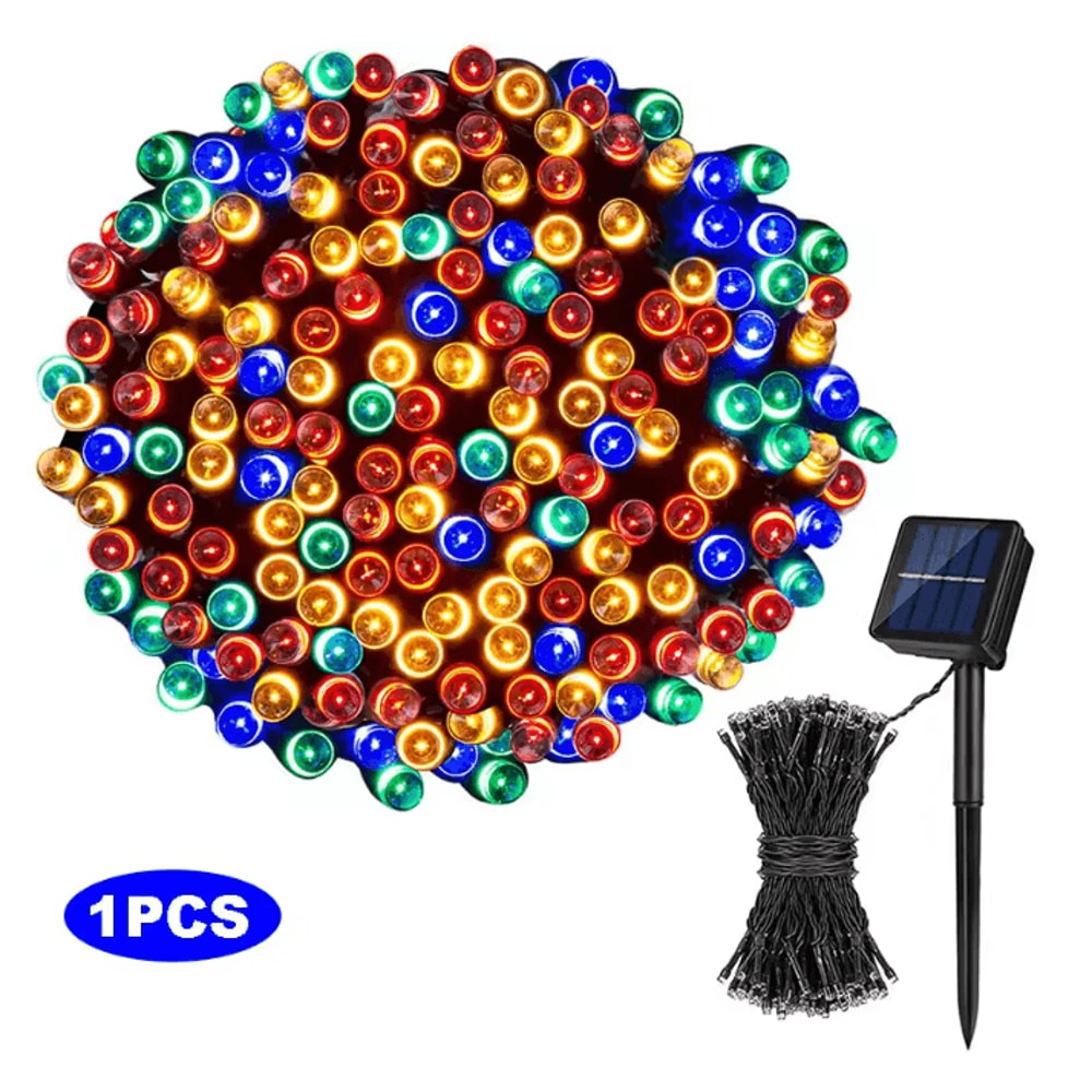 GlowCharm Solar Fairy String Lights For Garden And Holiday Decor 6