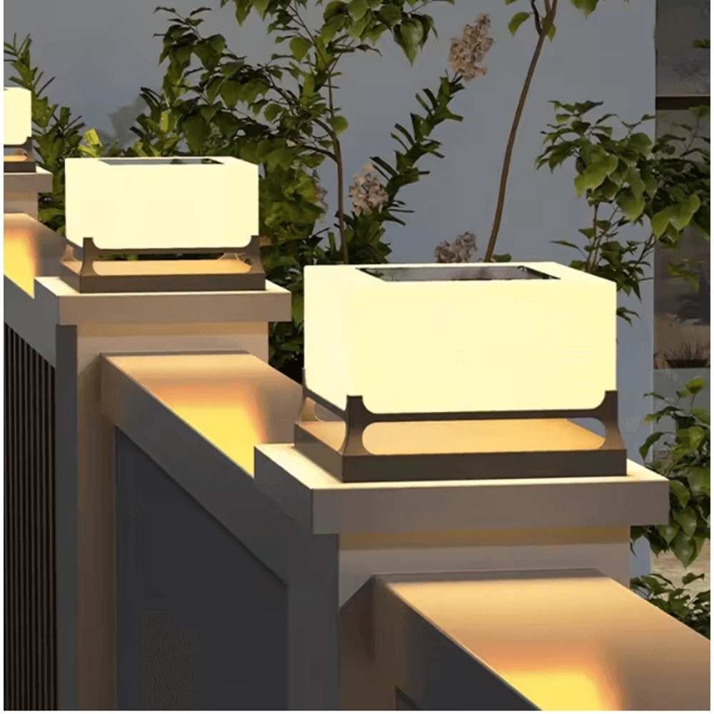 LumaPost Solar Pillar Light For Modern Outdoor Spaces 1
