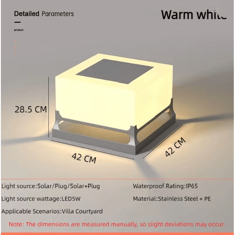 LumaPost Solar Pillar Light For Modern Outdoor Spaces 6