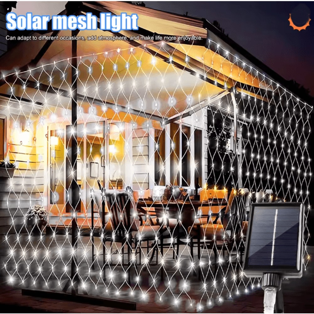 LumiWeave Solar Net Lights For Garden And Patio Decor 4