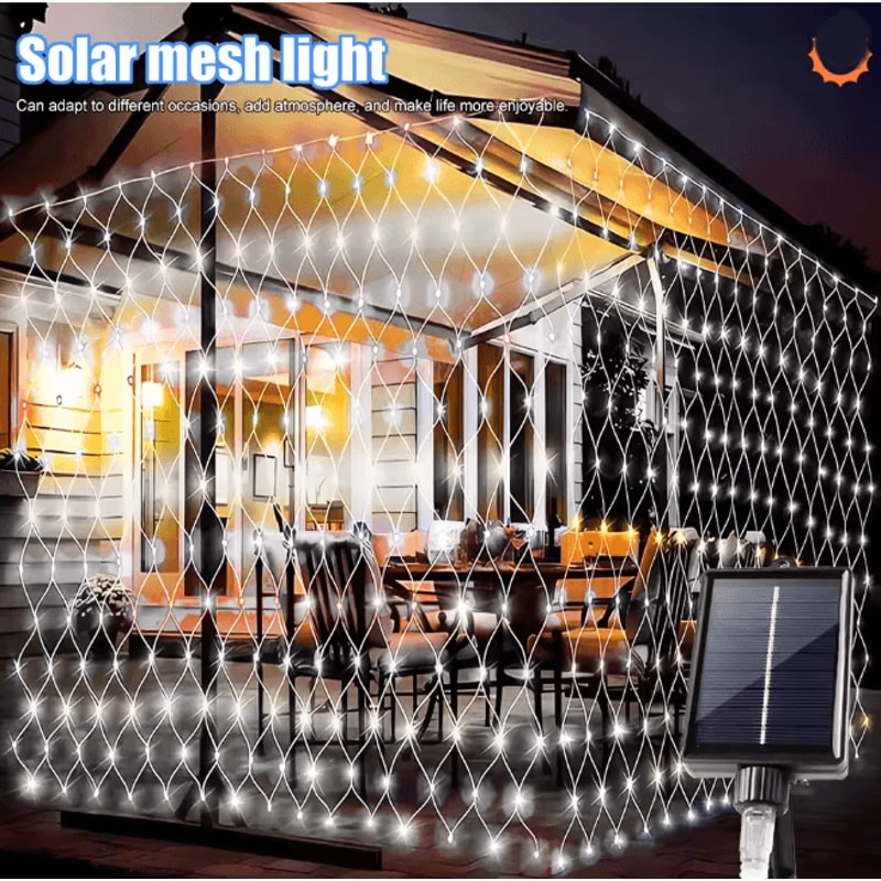 LumiWeave Solar Net Lights For Garden And Patio Decor 4