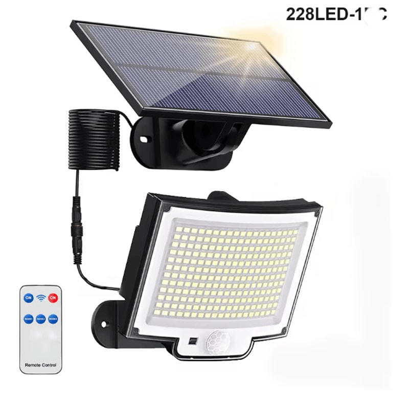 UltraBeam Solar Motion Flood Light With Remote Control 5