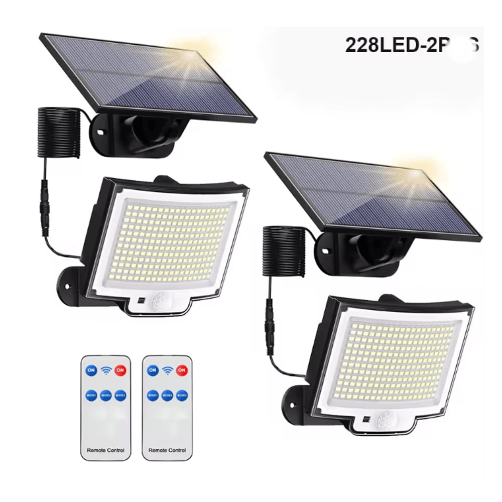 UltraBeam Solar Motion Flood Light With Remote Control 6