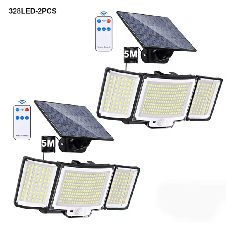 UltraBeam Solar Motion Flood Light With Remote Control 10