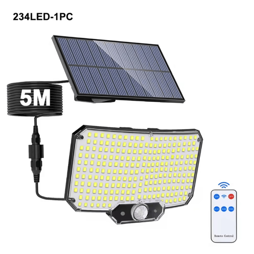 UltraBeam Solar Motion Flood Light With Remote Control 12