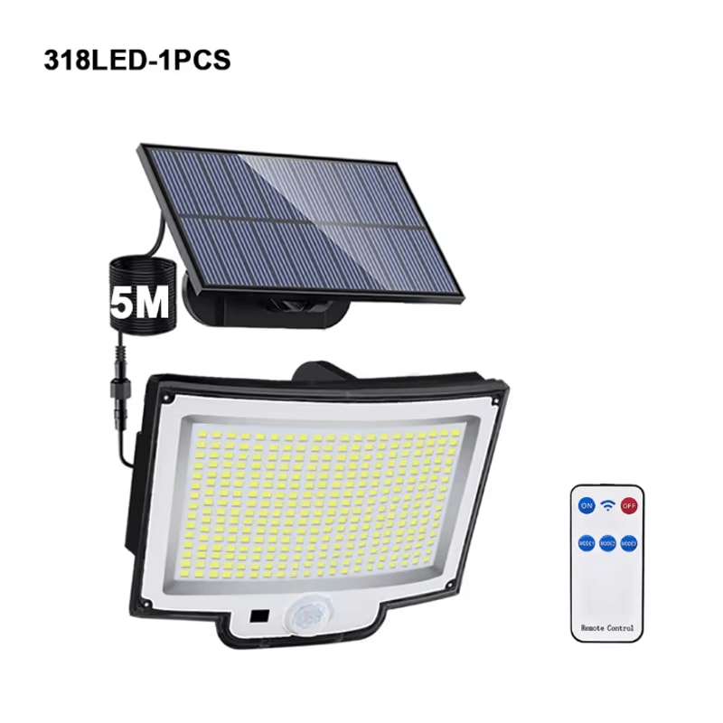 UltraBeam Solar Motion Flood Light With Remote Control 7