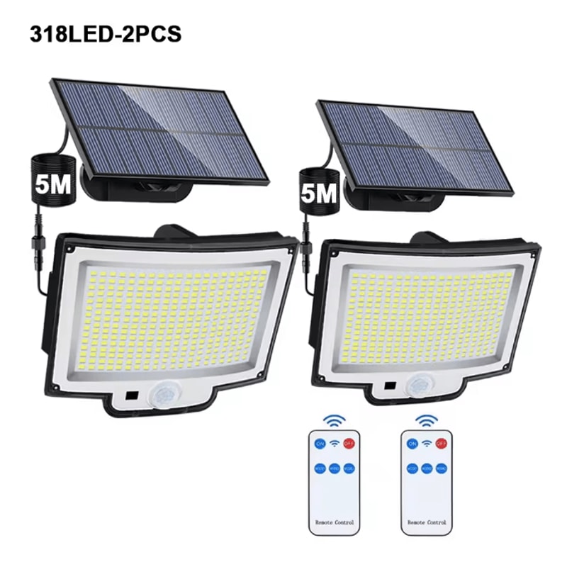 UltraBeam Solar Motion Flood Light With Remote Control 8