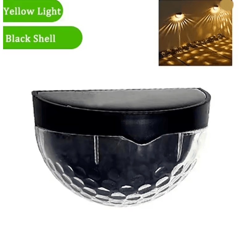 GlowEdge Solar Fence Lights 10 Pack For Outdoor Walls And Gardens 4