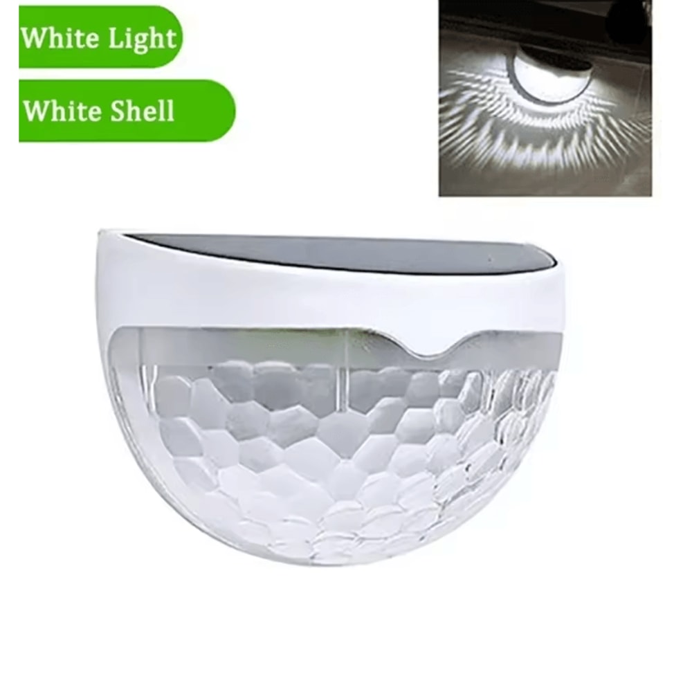 GlowEdge Solar Fence Lights 10 Pack For Outdoor Walls And Gardens 5