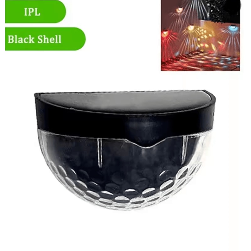 GlowEdge Solar Fence Lights 10 Pack For Outdoor Walls And Gardens 8