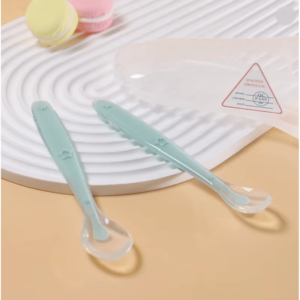 StarGrip Baby Silicone Learning Spoon Set 2 Pack 1