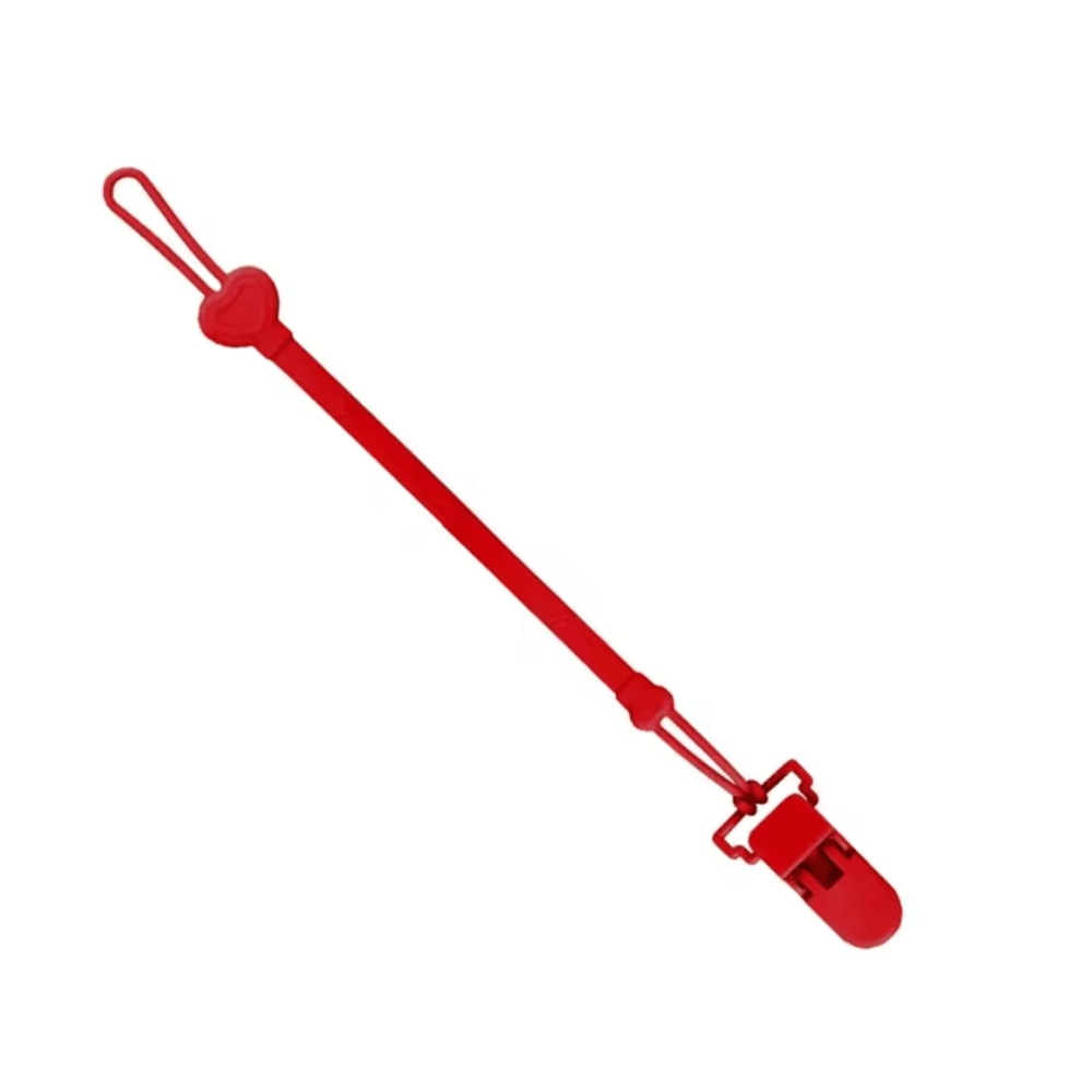 SecureHold Silicone Pacifier Clip With Teether Chain 6