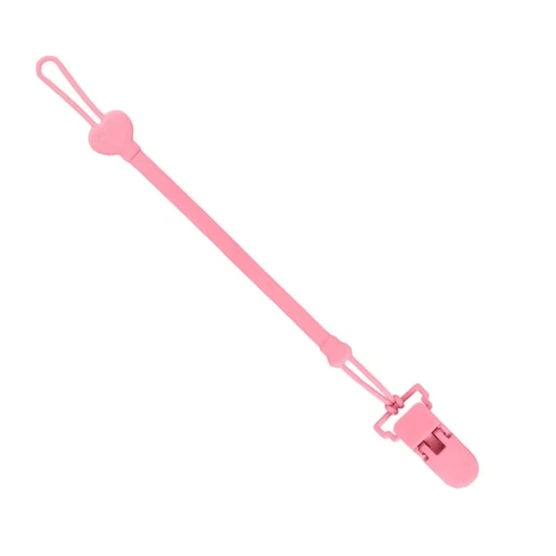 SecureHold Silicone Pacifier Clip With Teether Chain 8