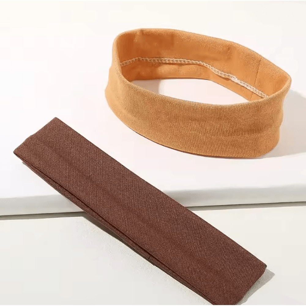 FlexFit Wide Sports Headband 4 Pack For Yoga And Workouts 1