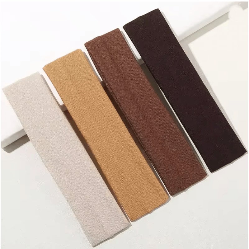 FlexFit Wide Sports Headband 4 Pack For Yoga And Workouts 6