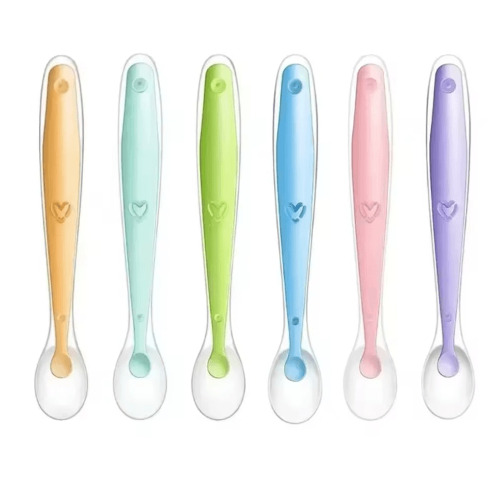 GentleBite Baby Silicone Feeding Spoon Set 0