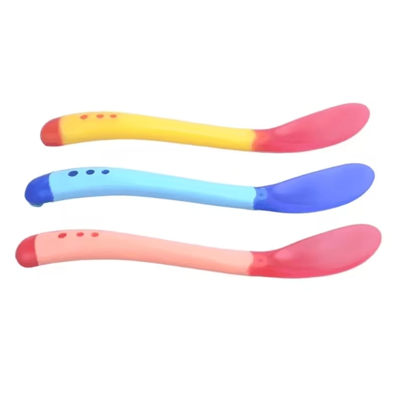 ThermaSafe Temperature Sensing Baby Spoon Set 3 Pack 2