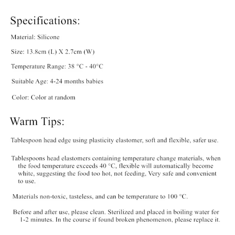 ThermaSafe Temperature Sensing Baby Spoon Set 3 Pack 3