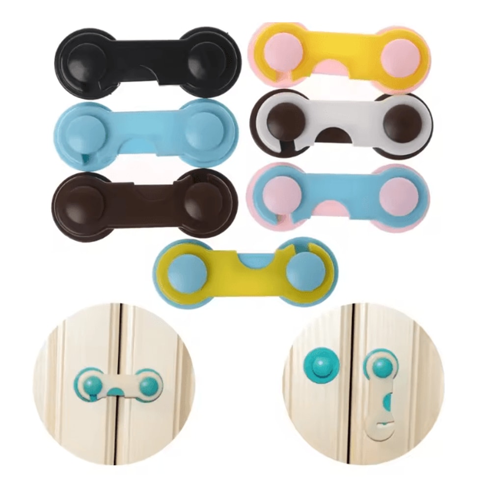SecureHome Baby Drawer Lock Set 4 Pack For Cabinets And Furniture 2