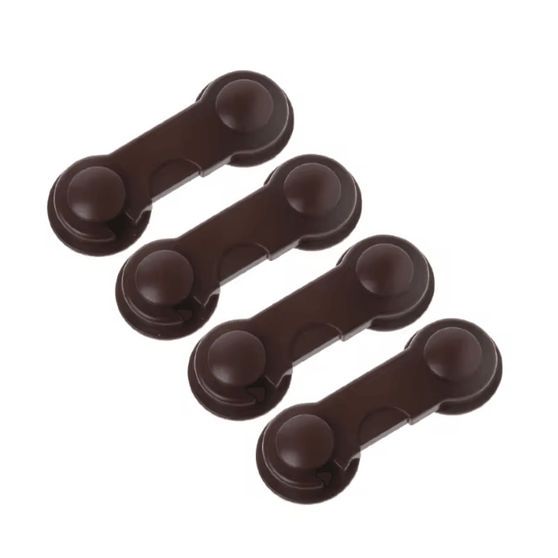 SecureHome Baby Drawer Lock Set 4 Pack For Cabinets And Furniture 5