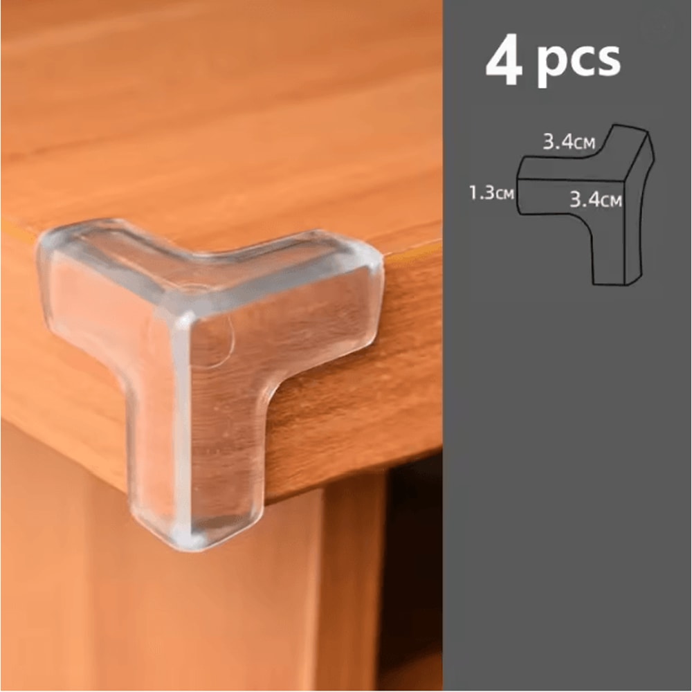 SoftShield Baby Silicone Corner Protectors For Table Edges 3