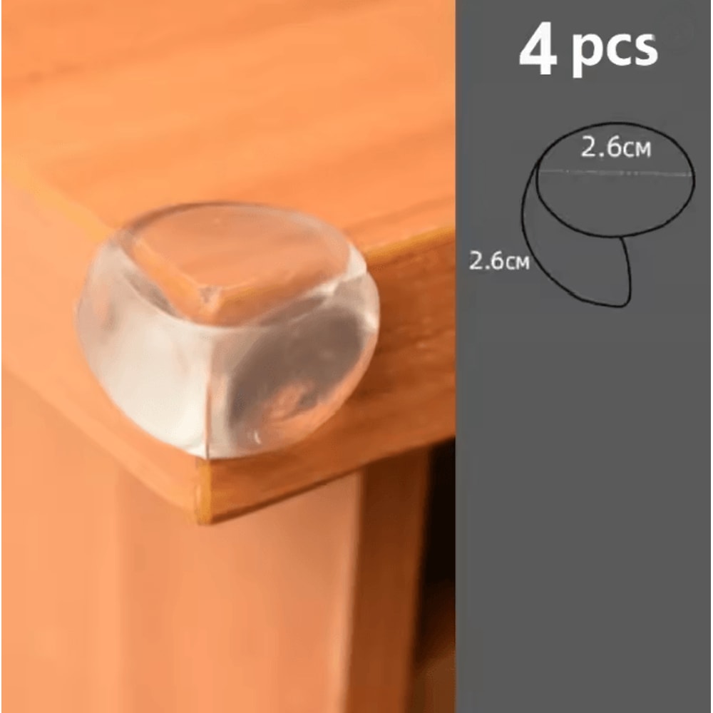 SoftShield Baby Silicone Corner Protectors For Table Edges 4