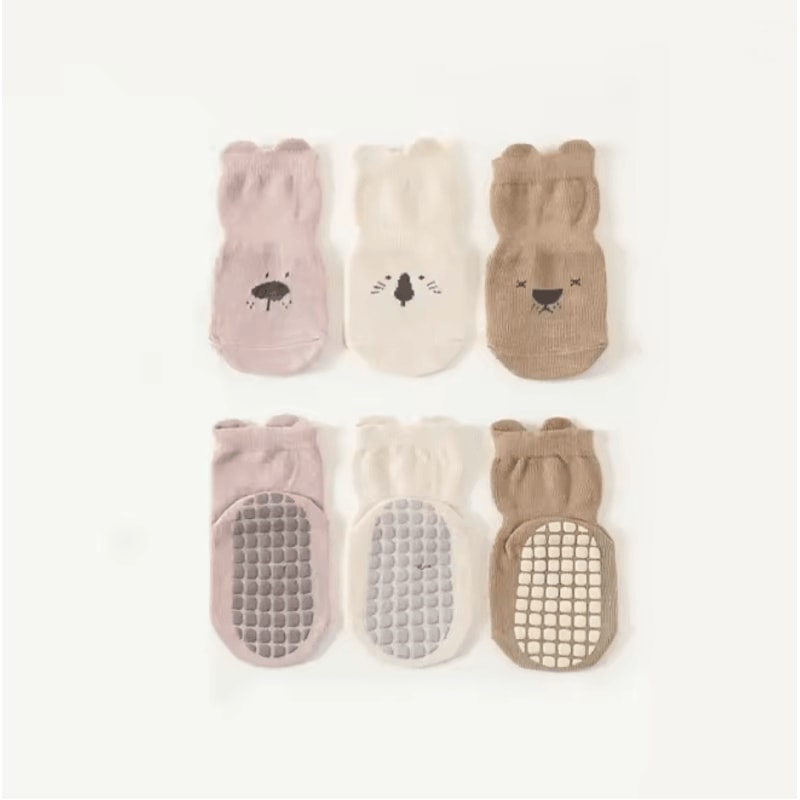 HappySteps Non Slip Baby Floor Socks 3 Or 5 Pair Set 5