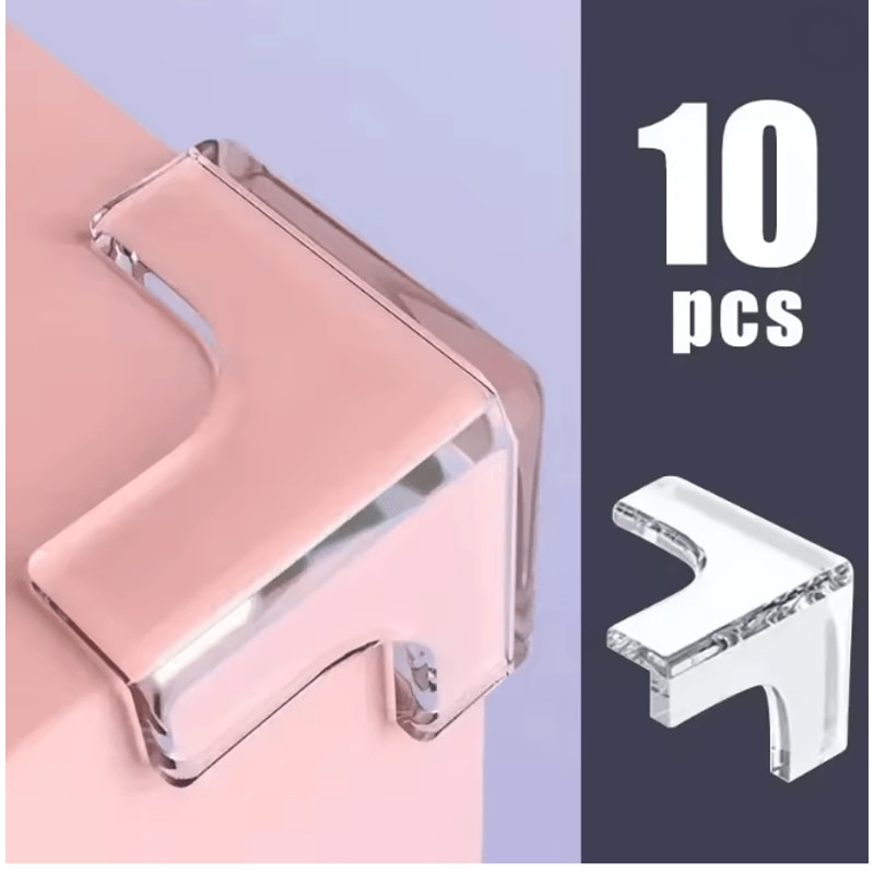 ClearGuard Furniture Corner Protectors 10 Pack For Child Safety 0