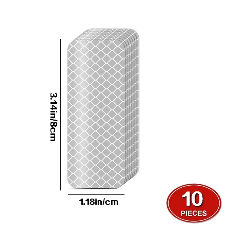 NightGuard Reflective Safety Stickers For Bikes Helmets And Gear 10 Pack 6