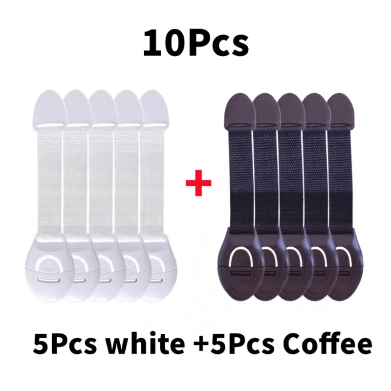 SafeLatch Child Safety Cabinet Locks Adjustable Baby Proof Straps 0