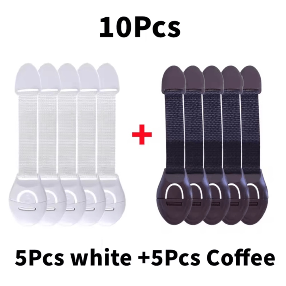 SafeLatch Child Safety Cabinet Locks Adjustable Baby Proof Straps 7