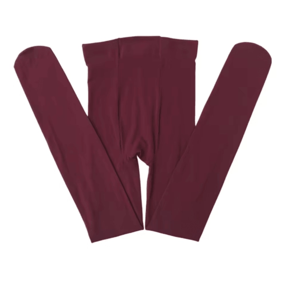 Velvet Soft Girls Ballet Tights Solid Color Kids Pantyhose 8