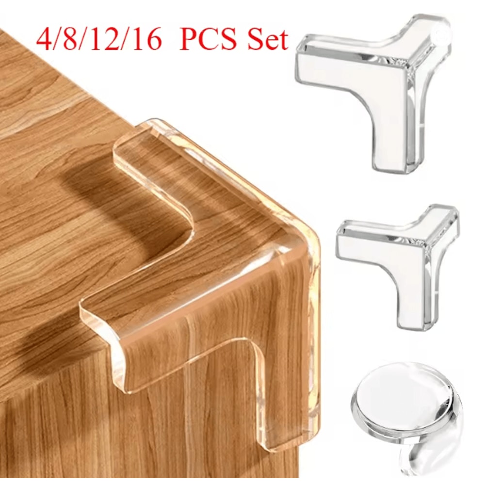 ClearShield Silicone Table Corner Protectors Baby Safety Edge Guards 0