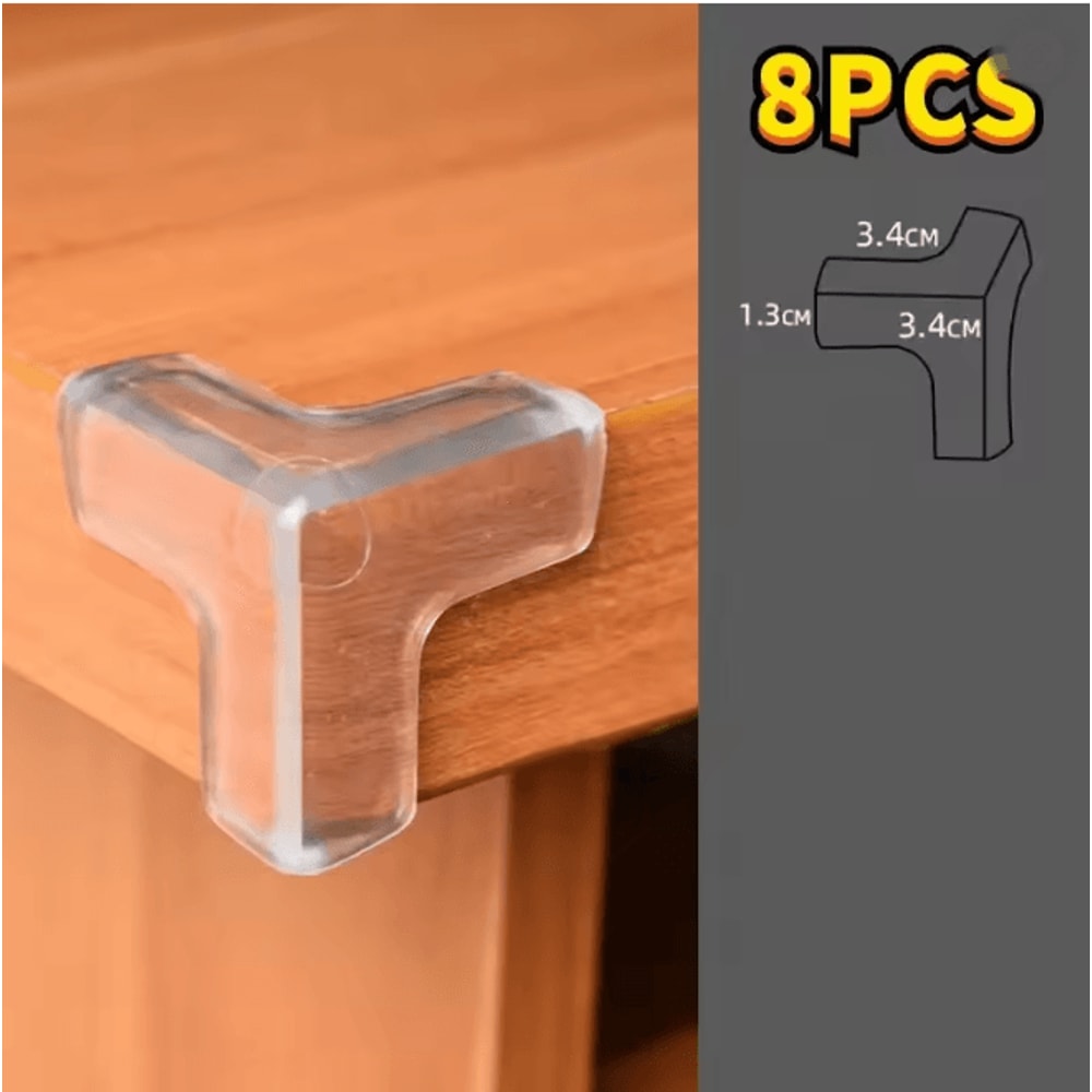 ClearShield Silicone Table Corner Protectors Baby Safety Edge Guards 9