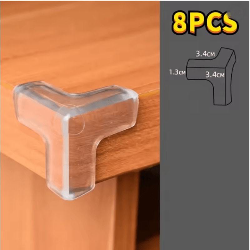 ClearShield Silicone Table Corner Protectors Baby Safety Edge Guards 9