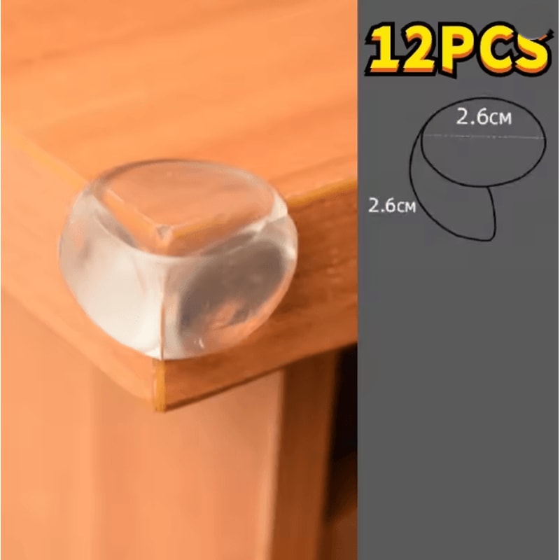 ClearShield Silicone Table Corner Protectors Baby Safety Edge Guards 11