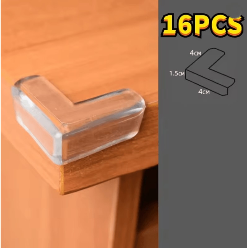 ClearShield Silicone Table Corner Protectors Baby Safety Edge Guards 12