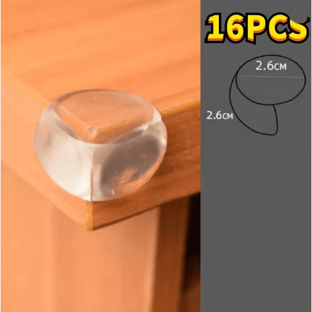 ClearShield Silicone Table Corner Protectors Baby Safety Edge Guards 13