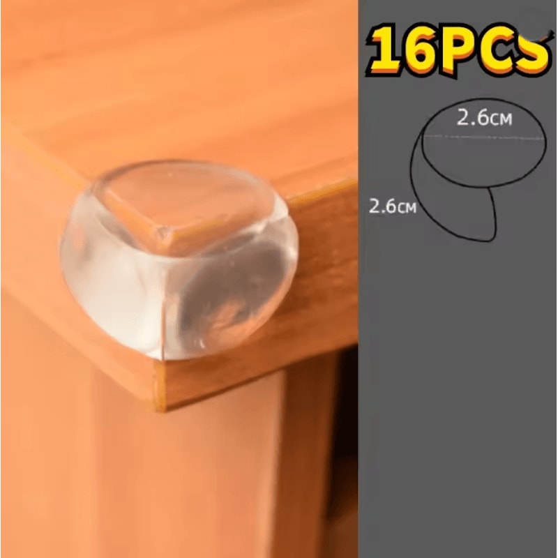 ClearShield Silicone Table Corner Protectors Baby Safety Edge Guards 13